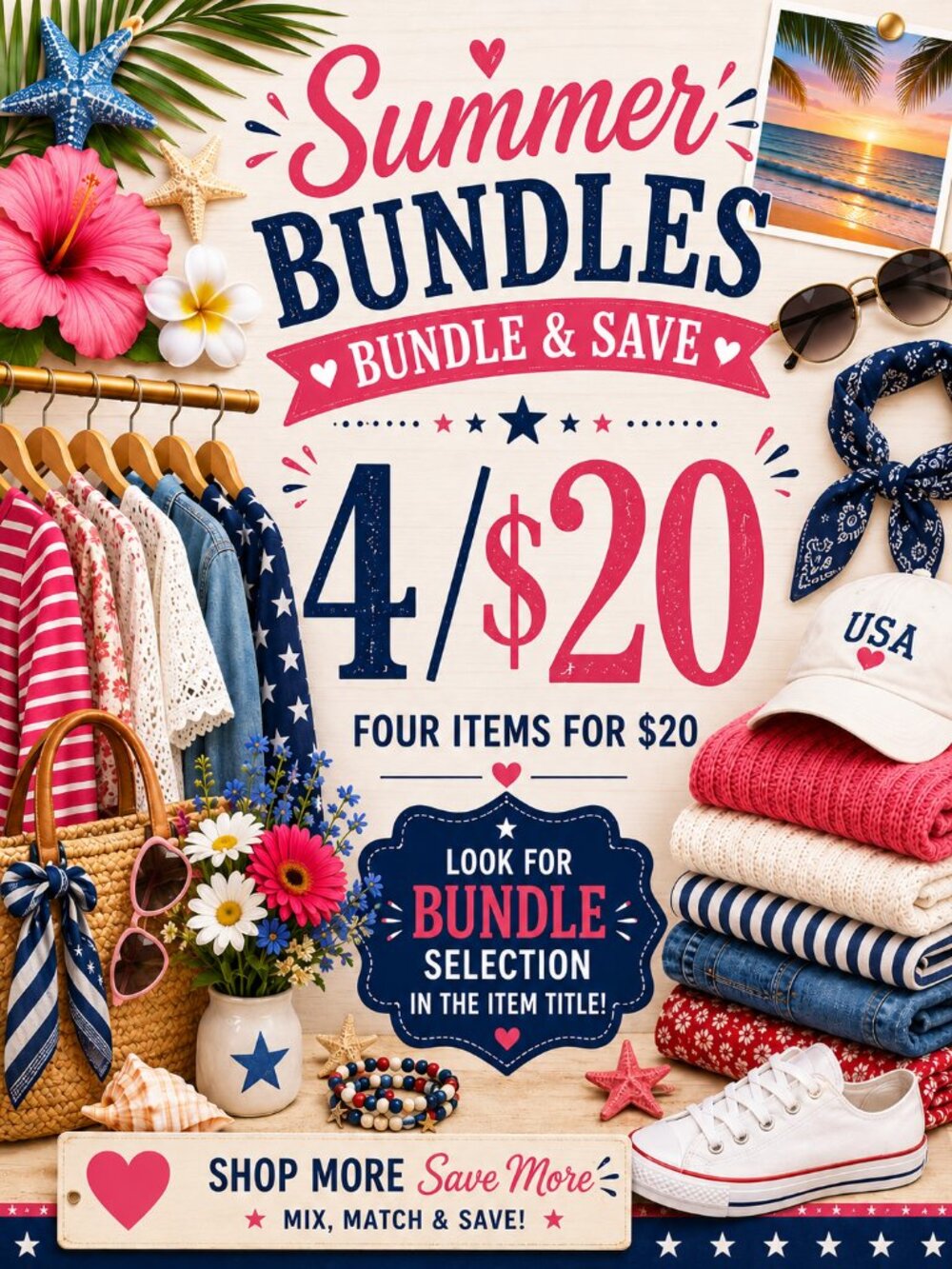 NFS - BUNDLES! Look for 4/$20, 3/$18, 2/$20 - DO NOT PURCHASE THIS LISTING